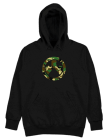 Comfortable and warm, this midweight hoodie from Magpul with the Woodland Camo logo is made with a cotton-polyester blend.